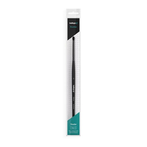 Pinceau - set av penslar Vallejo - 2021220 - : B06002 - Shader - platt pensel - syntetisk 2