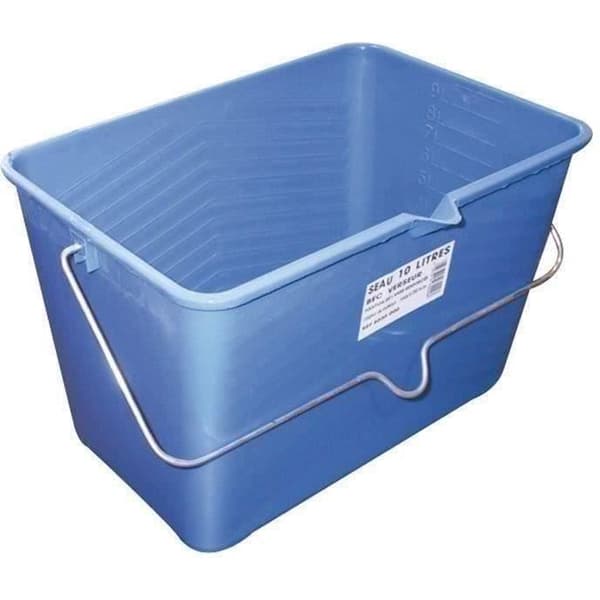 Målarbucket SAVY - 10 L - Med hällpip för rullar upp till 250 mm bred - Blå
