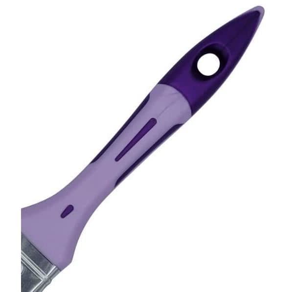 Platt pensel alla färger - 30 mm