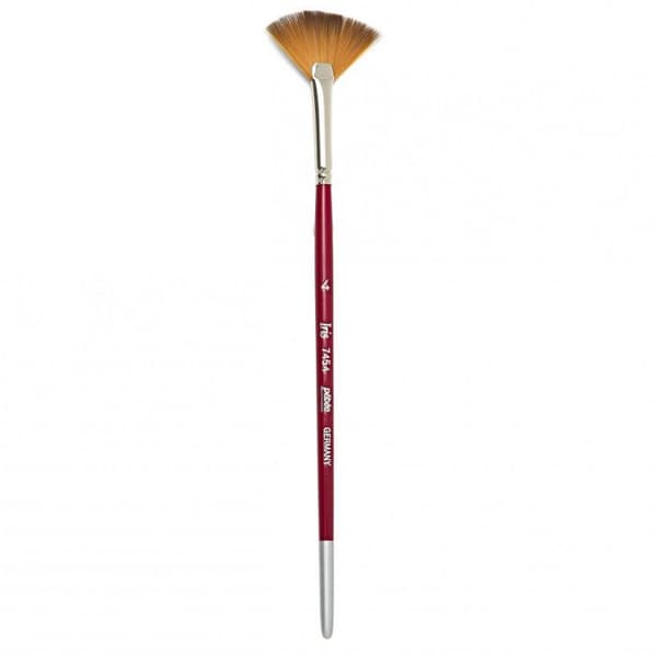 Pinceau Eventail - Pébéo - Iris Guld - N° 04 - Gul - 1 Pinceau