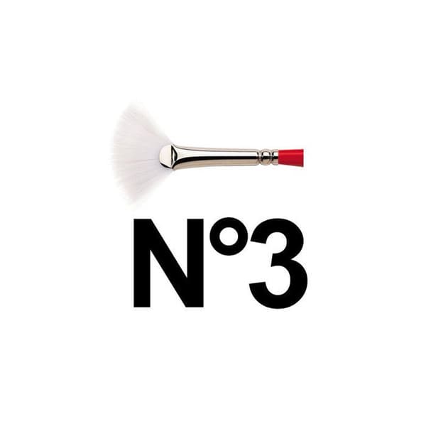 Winsor & Newton: Universitet: BrushSeries 238: Fan: nr 3