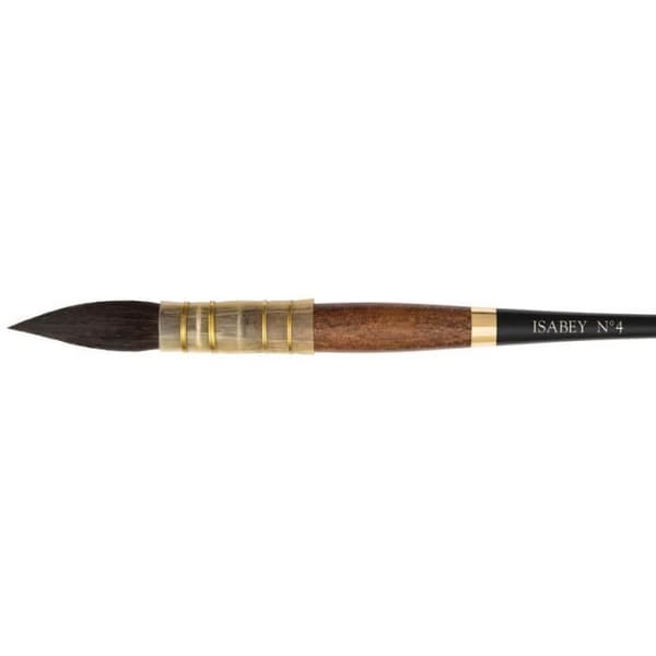 Pinceau - Lavis - Aquarell - Isabey - Petit Gris - 6234i - N°4 - Naturliga fibrer
