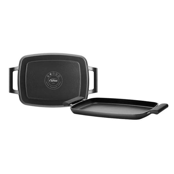 Grillpanna - Ej specificerad - 36 x 23 cm - Gjutaluminium - Svart - 1 enhet