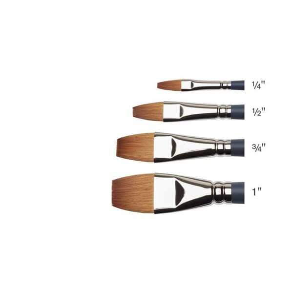 Winsor & Newton professionell akvarell kort platt pensel 25mm
