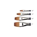 Miniatyrbild 3 av 3: Winsor &amp; Newton professionell akvarell kort platt pensel 25mm