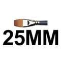 Miniatyrbild 2 av 3: Winsor &amp; Newton professionell akvarell kort platt pensel 25mm