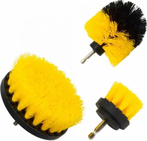 Pinceau - borste Awtools - AW55303 - RENGÖRINGSSKURAR FÖR SKRUVDRAGARE 3 DELAR