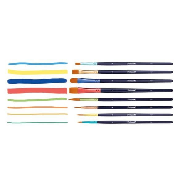 PELIKAN 701181 KONSTNÄRSBORSTE 8 DELAR PELIKAN BÜRO