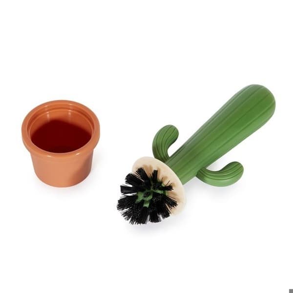 Diskborste - Balvi - Kaktus - Plast - Grön färg - Originaldesign