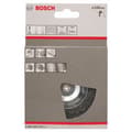 Miniatyrbild 1 av 2: Cirkulär borste - BOSCH - 100 mm - Vågiga trådar - Tjocklek 0,2 mm - Bredd 10 mm