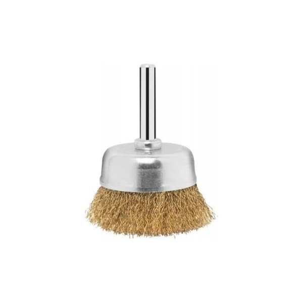 Koppborste - BOSCH - 0,2 x 50 mm - Korrugerade mässingspläterade trådar - Maxhastighet 4500 rpm - Metallrengöring