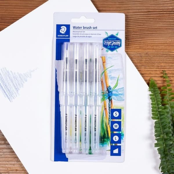 Vattenbehållareborstar - Staedtler - Set 949 - Nylon - Ventilsystem - Blandat