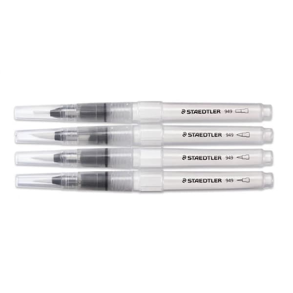 Vattenbehållareborstar - Staedtler - Set 949 - Nylon - Ventilsystem - Blandat
