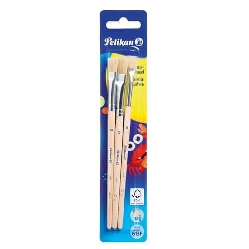 PELIKAN 700375 KONSTNÄRSBORSTE 3 DEL(AR)
