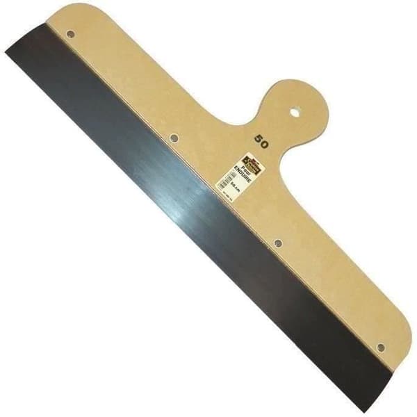 Spackelspade - SAVY - blådt poleret hærdet stål - 50 cm