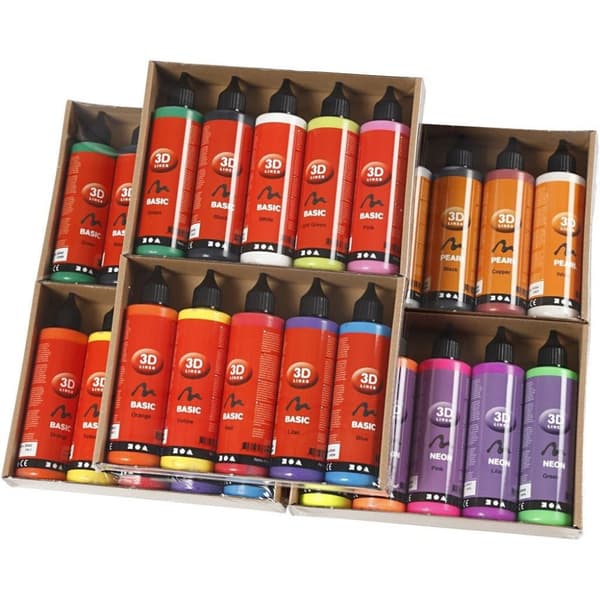 3D-Liner - Storpack Mixade - 30 st x 100 ml