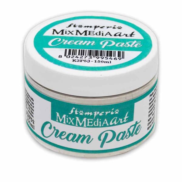 Stamperia Cream Paste - White - 150 ml