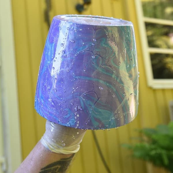 Marmoreringsfärg - Metallicfärger - Magic Marble Kreul