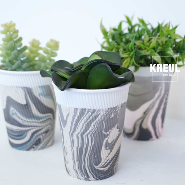Marmoreringsfärg - Basfärger - Magic Marble Kreul