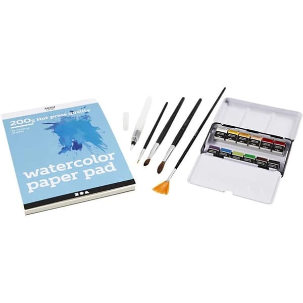 Pysselkit - Start DIY Kit - Lär dig måla akvarell