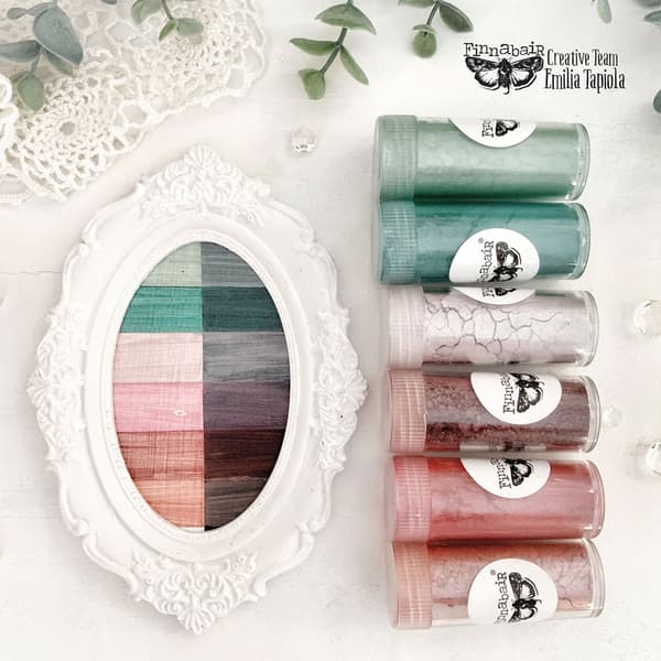 Mica Powder Set Finnabair - Vintage Roses - 6 st