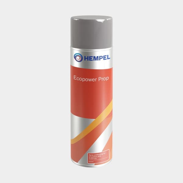 Självpolerande biocidfri bottenfärg för propeller &amp; drev Hempel Ecopower Prop Spray Utförande: 500 ml - Penta Grey (10430)