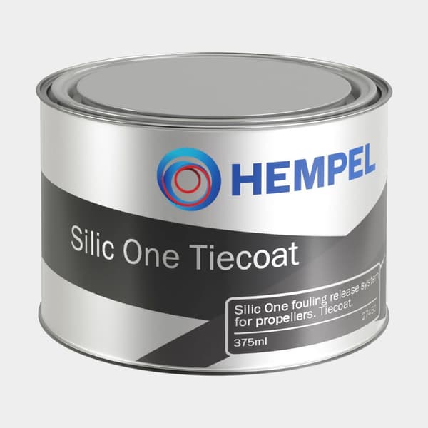 Hård självrengörande biocidfri bottenfärg för propeller &amp; drev Hempel Silic One Propeller Kit Utförande: 750 ml (375 ml + 375 ml) - Black (99980)