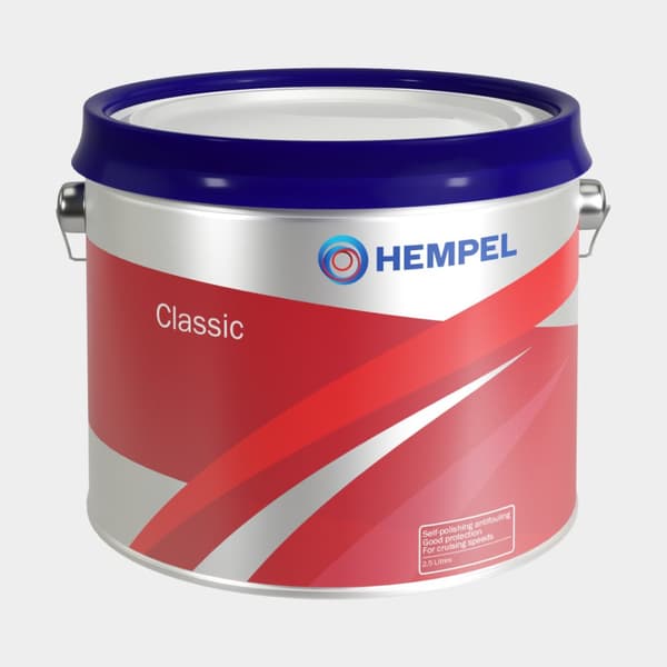 Mjuk kopparbaserad bottenfärg Hempel Classic Utförande: 2.5 liter - Red Brown (50000)