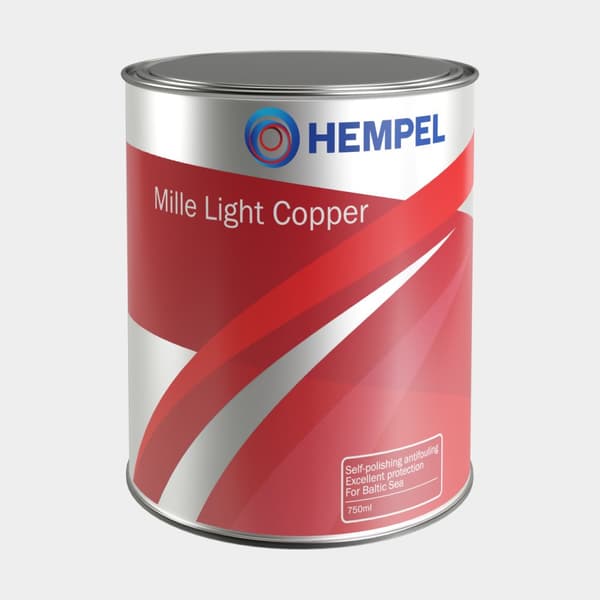 Självpolerande kopparbaserad bottenfärg Hempel Mille Light Copper Utförande: 750 ml - Red (51170)