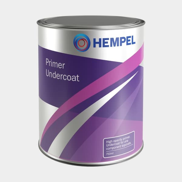 Grundfärg / primer för båtlack Hempel Primer Undercoat Utförande: 750 ml - White (10000)