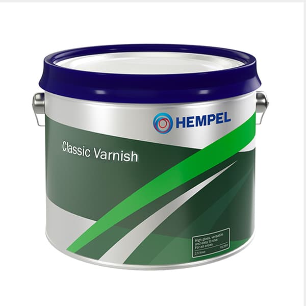 Fernissa / klarlack Hempel Classic Varnish Utförande: 2.5 liter - Clear (00000)