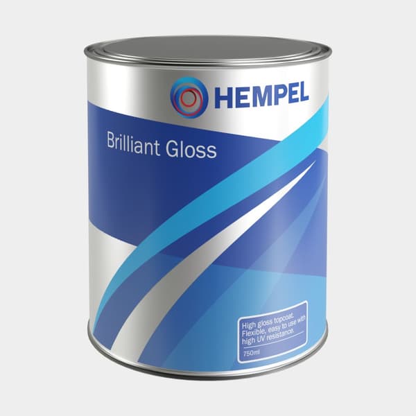 Båtlack / sträckfärg Hempel Brilliant Gloss Utförande: 750 ml - Ice Blue (38140)