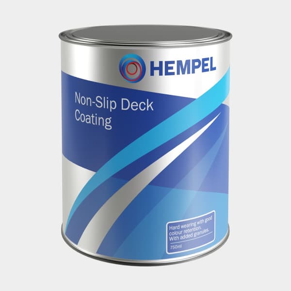 Halkskyddsfärg / däcksfärg Hempel Non-Slip Deck Coating Utförande: 750 ml - Mid Grey (11480)