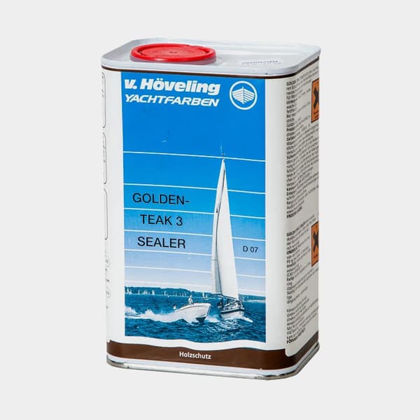 Paket för teak med förlorad lyster Höveling Golden Teak (Teakrengöring + Teakåterställare + Teak sealer)