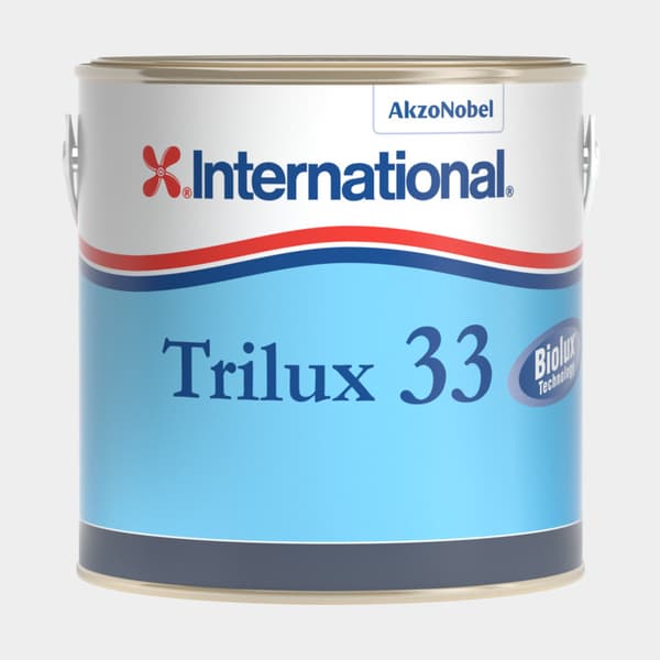 Hård kopparbaserad bottenfärg International Trilux 33 Utförande: 5 liter - svart