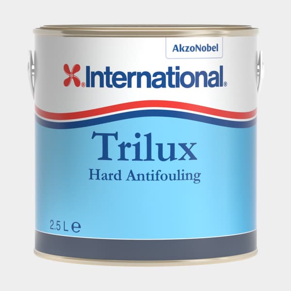 Hård kopparbaserad bottenfärg International Trilux Hard Antifouling Utförande: 2.5 liter - svart