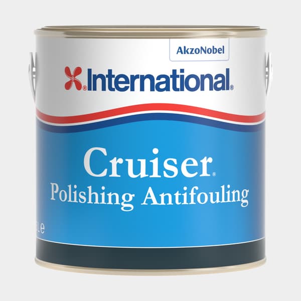 Självpolerande kopparbaserad bottenfärg International Cruiser Polishing Antifouling Utförande: 2.5 liter - mörkblå