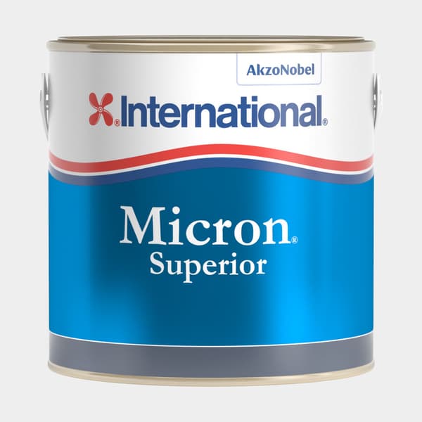 Självpolerande kopparbaserad bottenfärg International Micron Superior Utförande: 2.5 liter - mörkblå