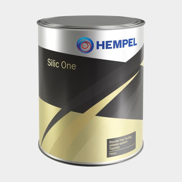 Hård självrengörande biocidfri bottenfärg Hempel Silic One Utförande: 750 ml - Red (59151)