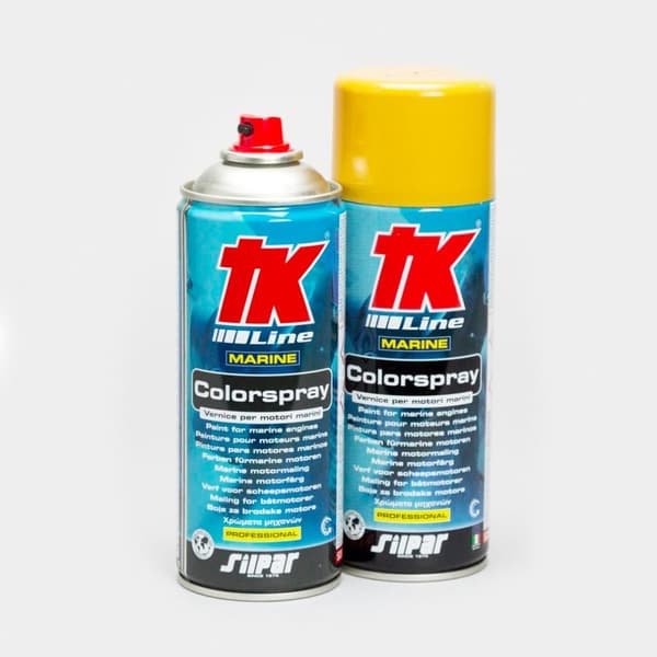 Motorfärg TK-Line Colorspray Utförande: 0.4 liter - Caterpillar Yellow