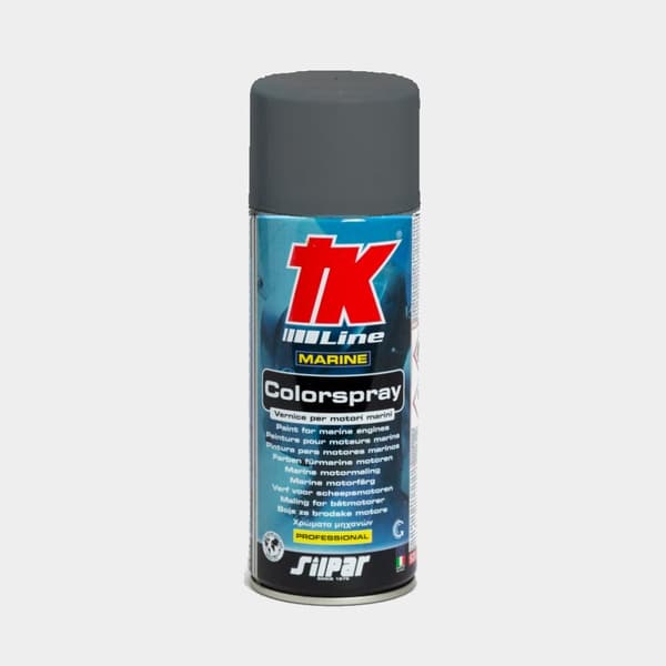 Motorfärg TK-Line Colorspray Utförande: 0.4 liter - Tohatsu Grey Metallic