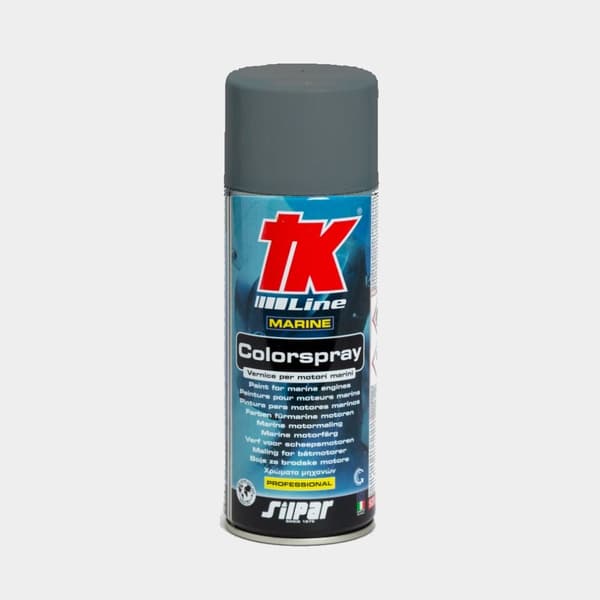 Motorfärg TK-Line Colorspray Utförande: 0.4 liter - Yanmar Grey Metallic