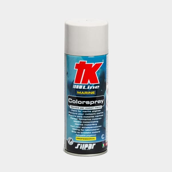 Motorfärg TK-Line Colorspray Utförande: 0.4 liter - Johnson &amp; Evinrude Man White