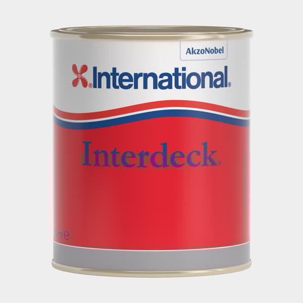 Halkskyddsfärg / däcksfärg International Interdeck Utförande: 0.75 liter - Grey 289