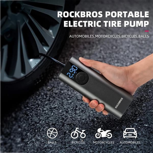 Rockbros golv Cykelpump - Svart