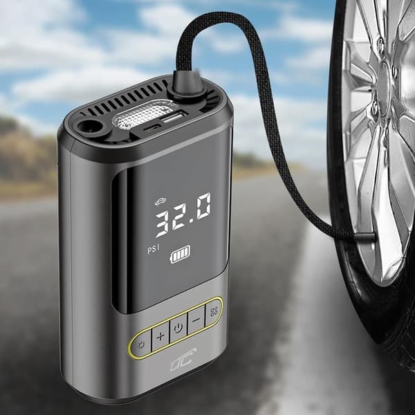 LTC Elektrisk Pump för Cykel/Bil Kompressor 2x2000mAh USB-C