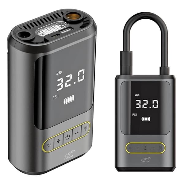 LTC Elektrisk Pump för Cykel/Bil Kompressor 2x2000mAh USB-C