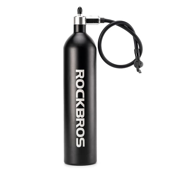 Rockbros Tubeless Tire Inflator 200 PSI 1.2L - Svart