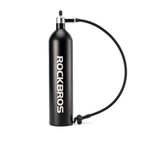 Rockbros Tubeless Tire Inflator 200 PSI 1.2L - Svart