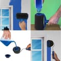 Miniatyrbild 4 av 4: Seamless Paint Roller Kit - Vägg/tak/Dörrmålning - Blå